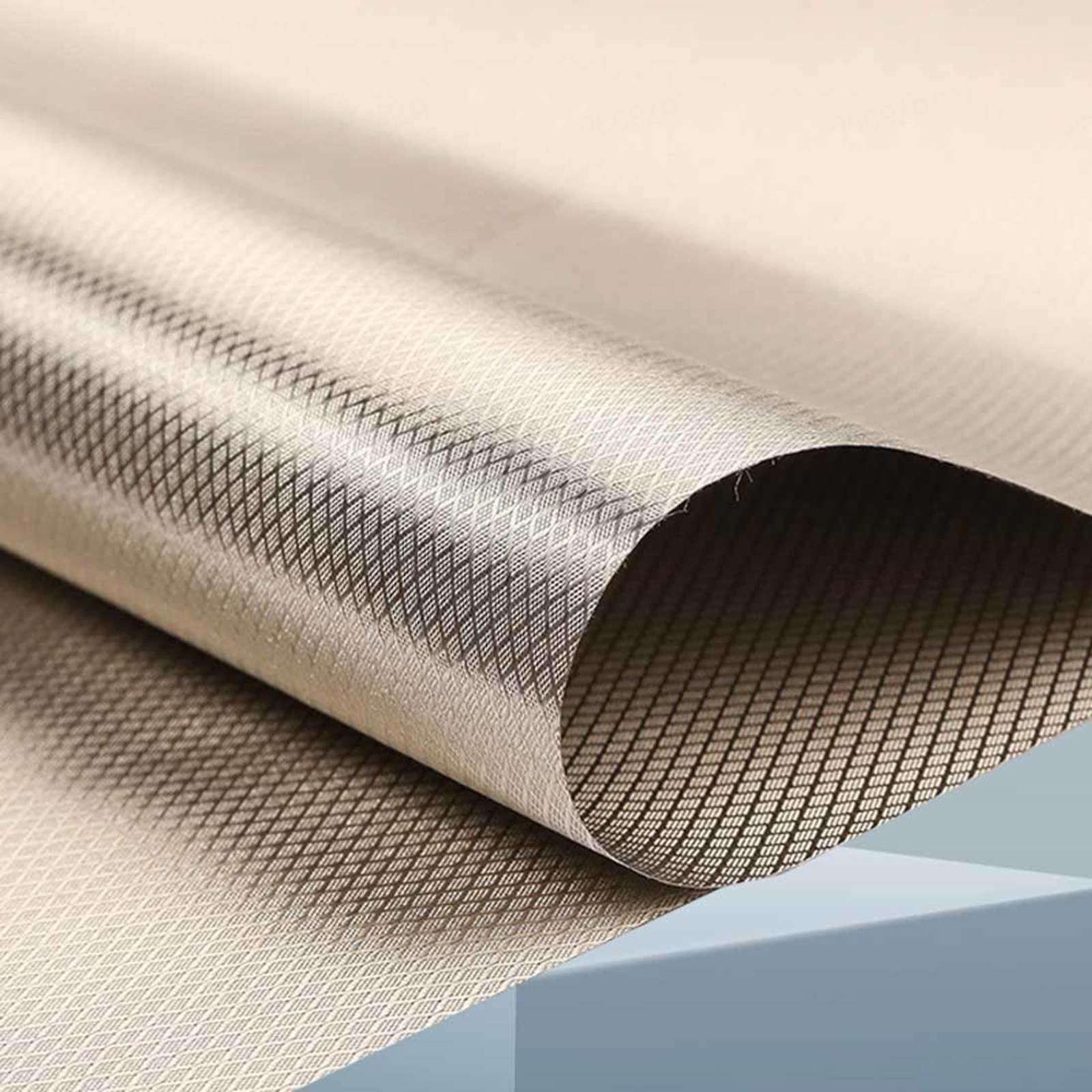 Faraday Fabric Large Roll Faraday Cloth Block WiFi/RF Anti-Radiation Shielding RF/LF/EMF Electromagnetic Fields Anti Radiation Fabric,silver-3x1.1m