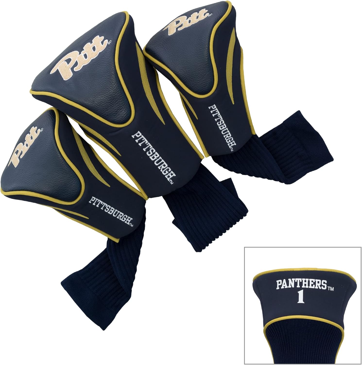 NCAA Alabama Crimson Tide 3 Pack Contour Headcover : Sports Fan Golf Club Head Covers : Sports & Outdoors