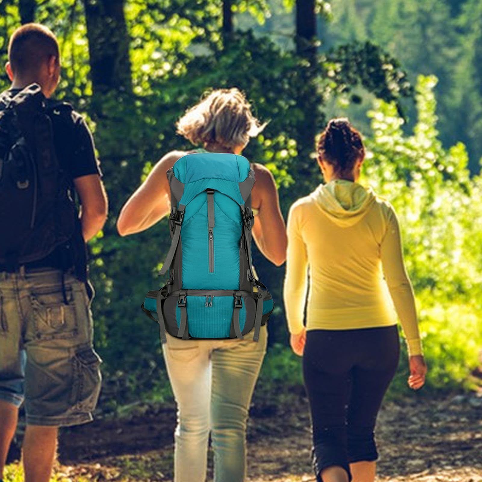 Sprzęt do wędrówek z plecakiem | Wyściełany plecak turystyczny | Sprzęt kempingowy Plecak na co dzień | Ergonomiczny plecak outdoorowy, plecak z paskami na ramię, plecak turystyczny, składany plecak