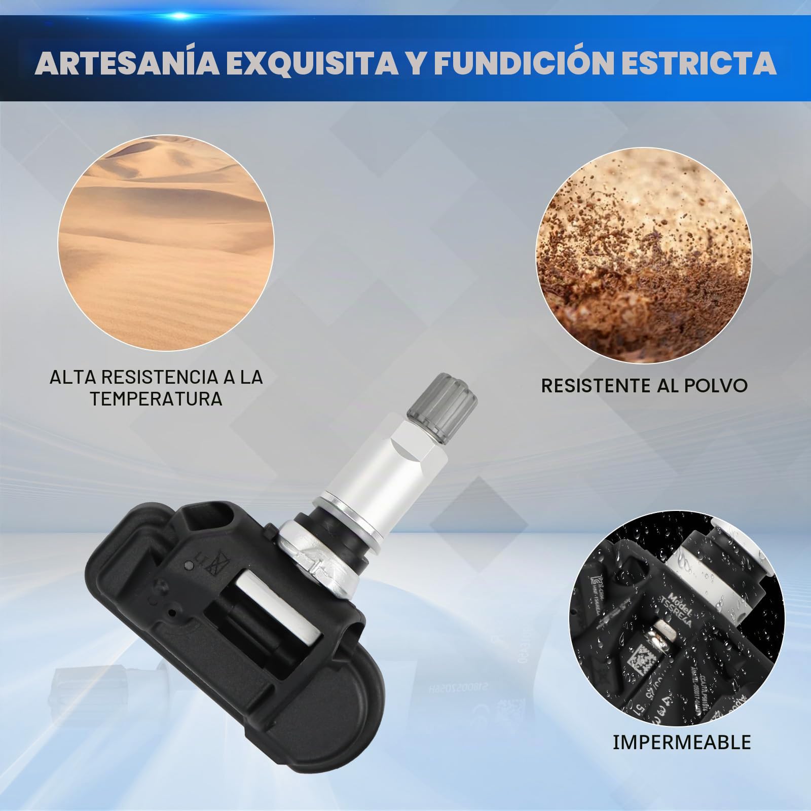Sensor de Presión de Neumáticos Compatible con O-pel Astra J Insignia Zafira C RDKS TPMS Compatible con Astra Cascada Corsa Insignia 2011-2019 13598775 1010048 13581560