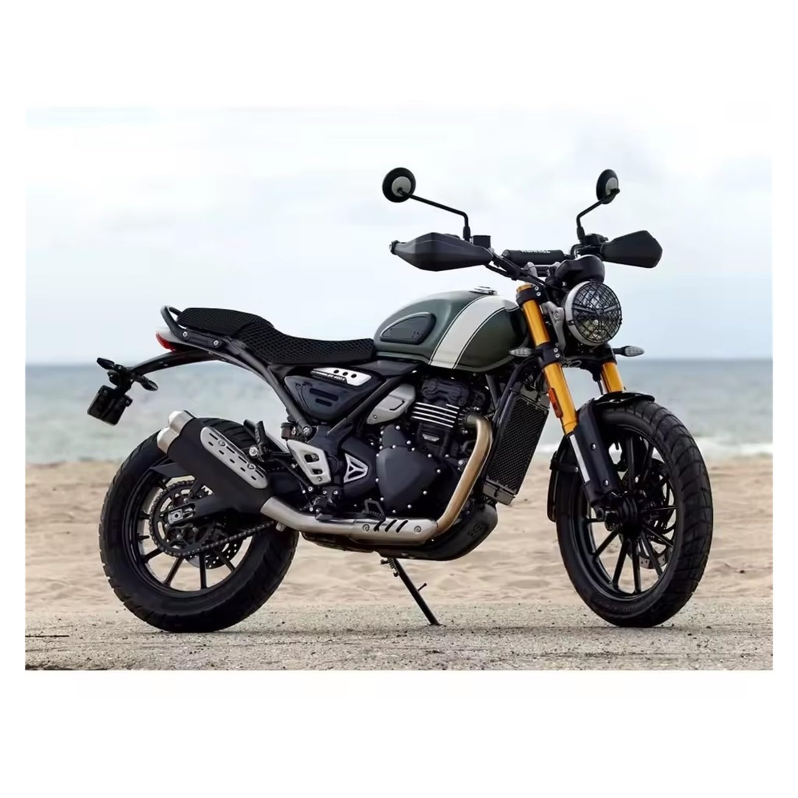 Motocicletta‌ copri Sella Coprisella Per SCRAMBLER 400 X Per SCRAMBLER400X 2024- Moto Proteggi Cuscini Coprisedili Kit Copertura Protezione Cuscino
