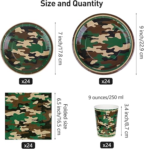 Vista 23 de durony 96 piezas de suministros de fiesta de baloncesto para fiesta de cumpleaños, incluyendo platos de papel, vasos, servilletas para fiesta