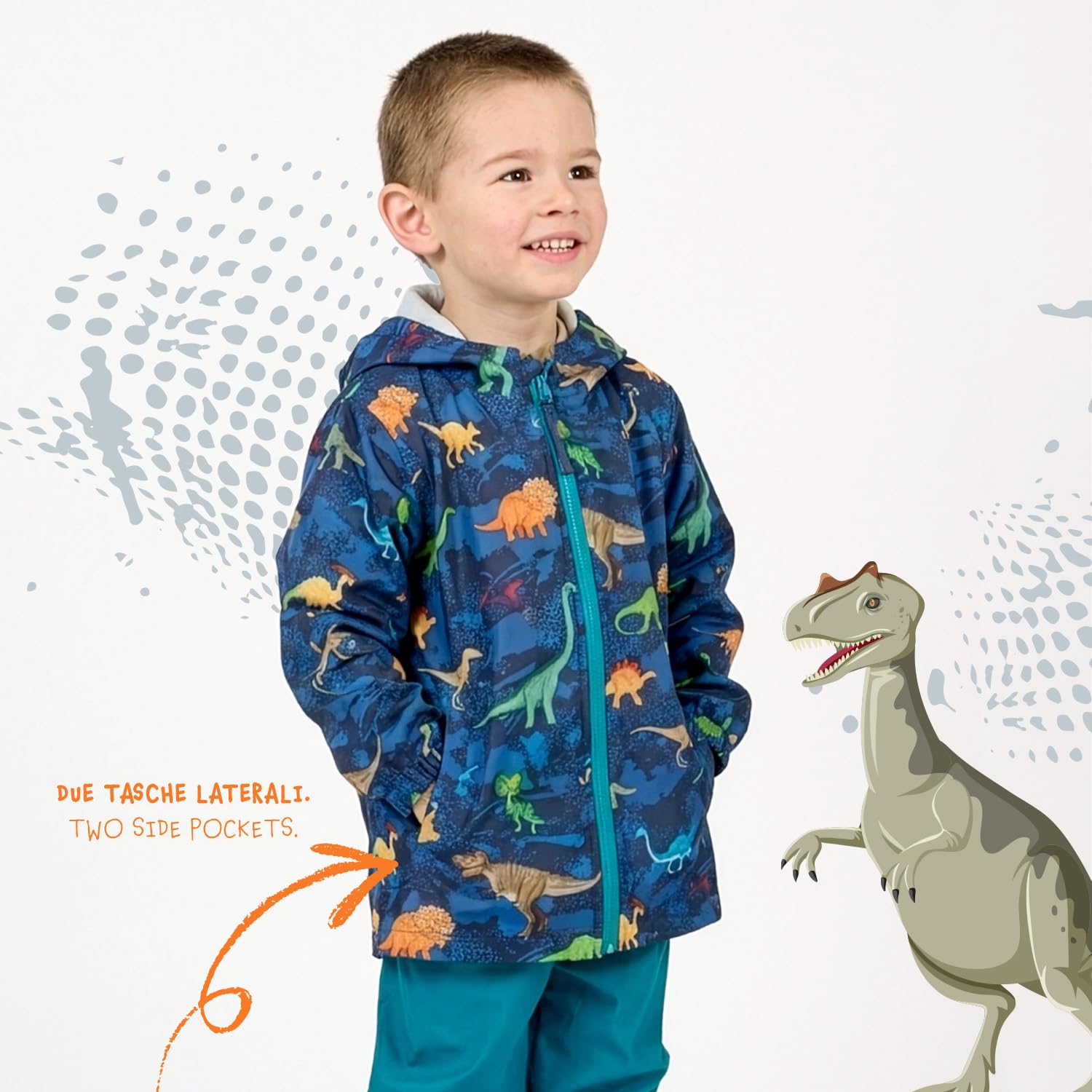 Veste Imperméable et Pantalon de Pluie Enfant - Combinaison de Pluie Légère 2 Pièce Fille Garçon - Manteaux Vetements Impermeable avec Capuche