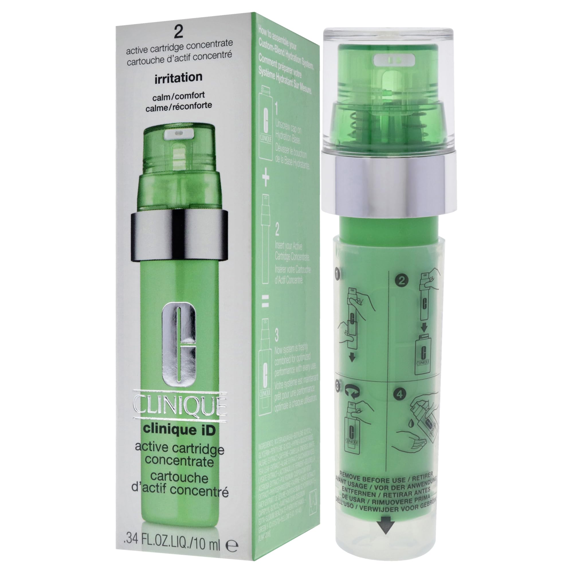 Clinique İd Aktif Kartuş Konsantresi 10 Ml Kızarık Ve Hassas Cilt 1 Paket (1 X 10 Ml)