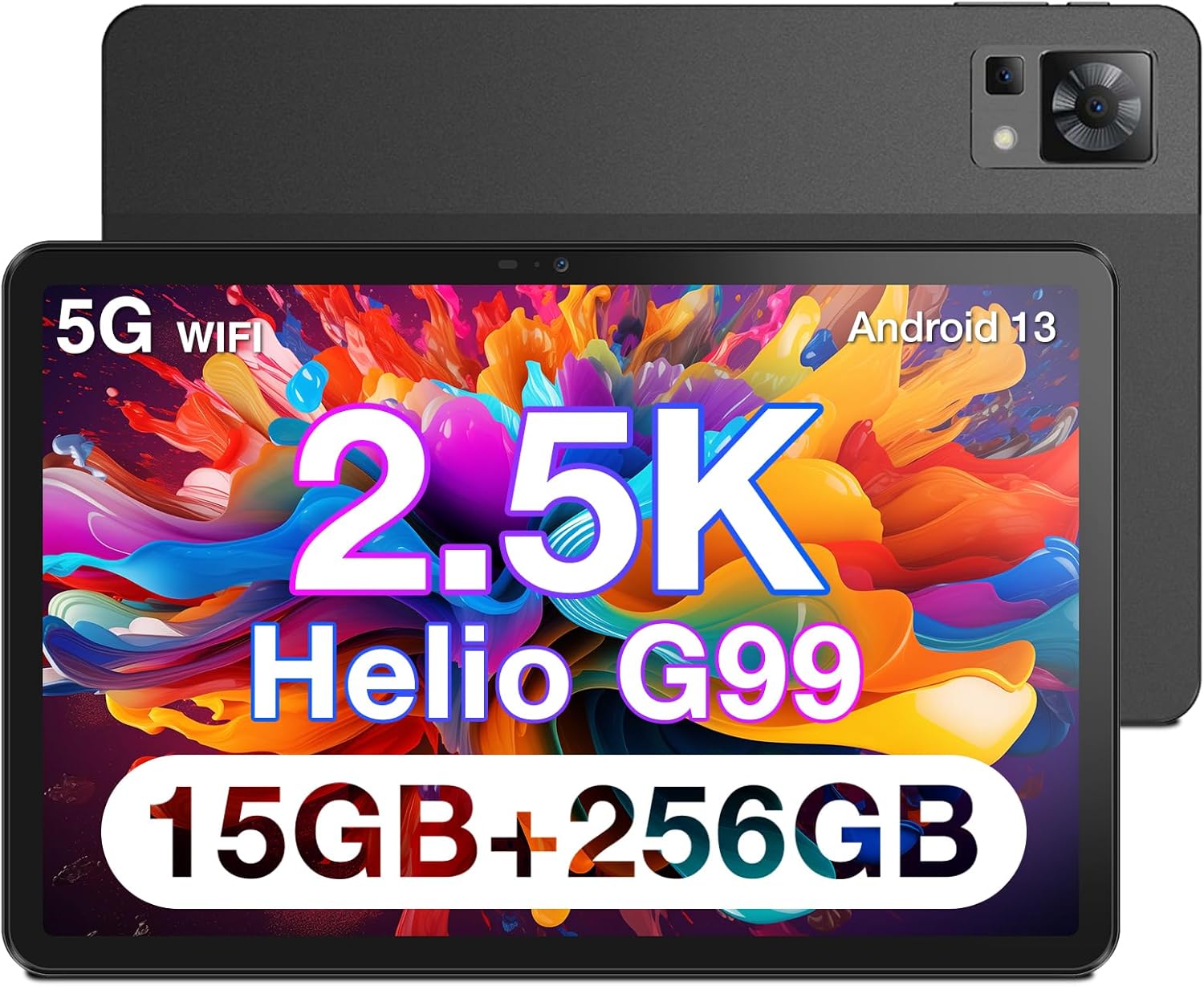 DOOGEE T30 PRO планшетинин алдыңкы жана арткы бети view