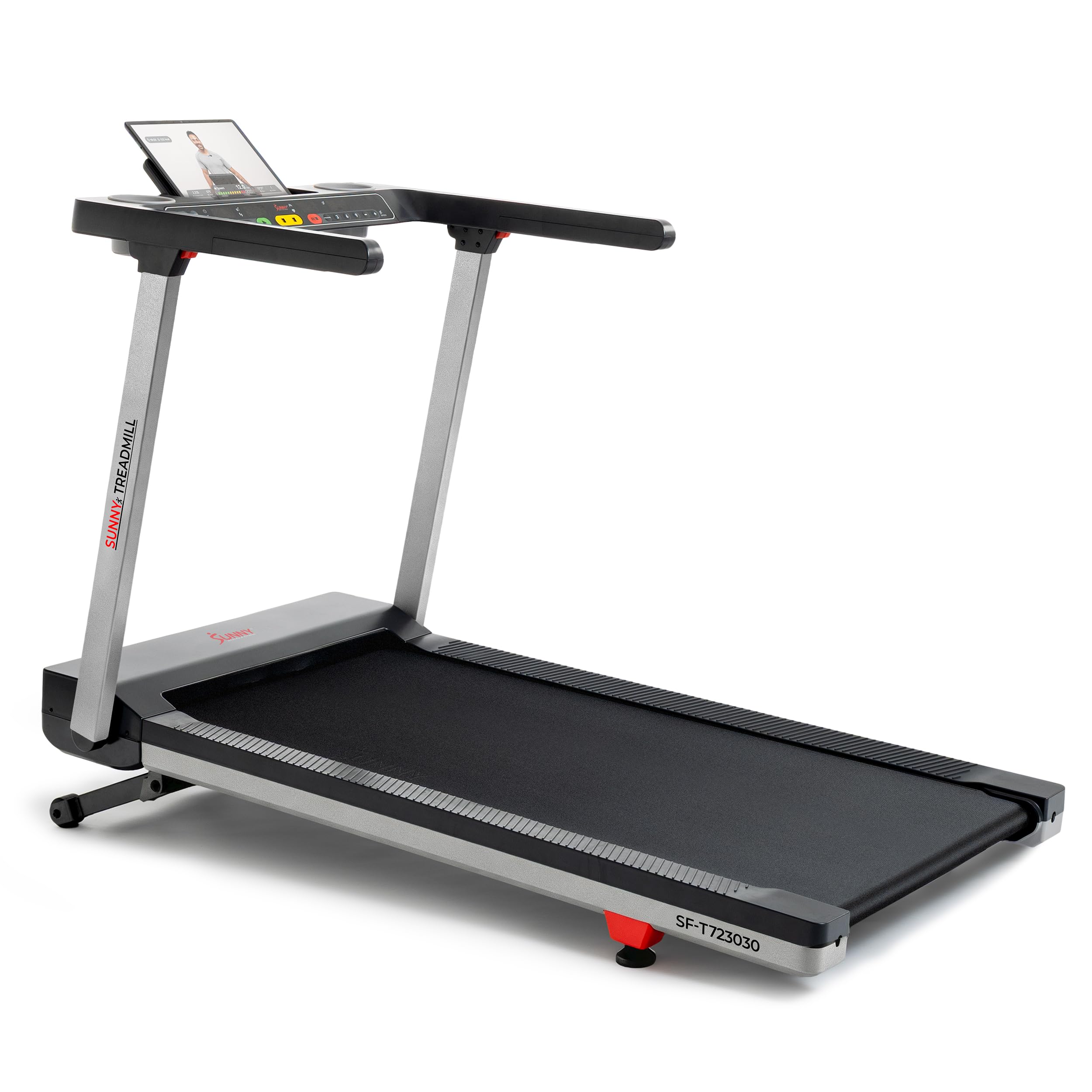 Sunny Health & Fitness Fully Assembled Auto Incline Treadmill for Home Gym