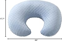 Vista 7 de Funda de almohada de lactancia para bebés, fundas de almohada de lactancia para madres lactantes, ajuste ultra suave, almohadas de lactancia Azul