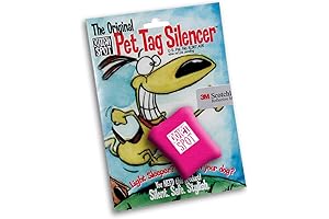 Quiet Spot Dog Tag Silencer (Pink): End the Jingle!