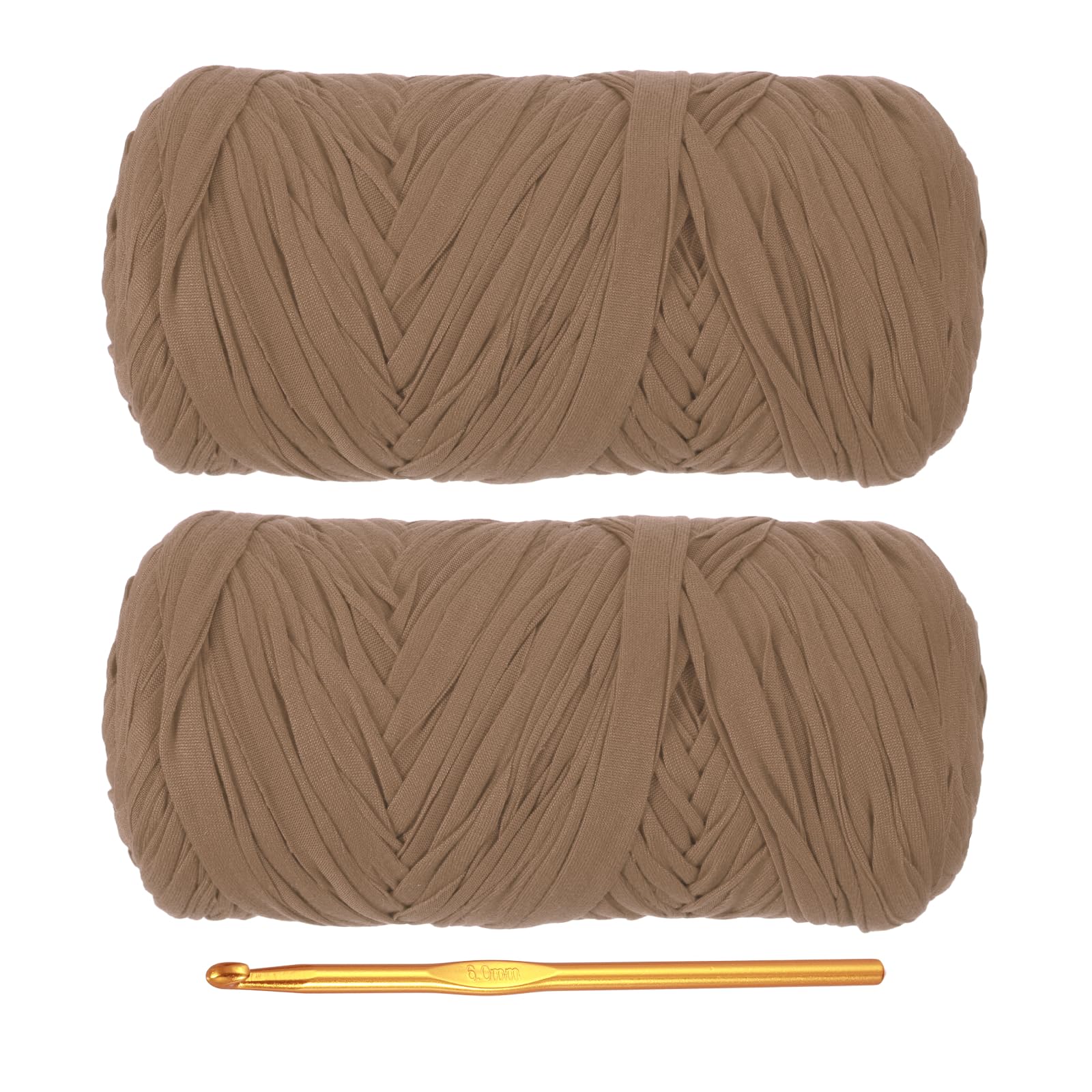 PATIKIL T-Shirt Yarn for Crocheting with 1 Crochet Hook