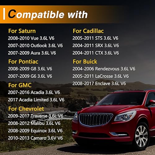 Miniatura 4 de Sensor de temperatura del refrigerante del motor, sensor de temperatura del agua ECT compatible con Saturn Vue Outlook Pontiac G6 G8 Chevrolet
