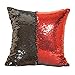 WKD 40 * 40 cm taie d'oreiller Brillant Paillettes Oreiller canapé Housse de Coussin Mode réversible taie d'oreiller décorative pour la Maison Voiture