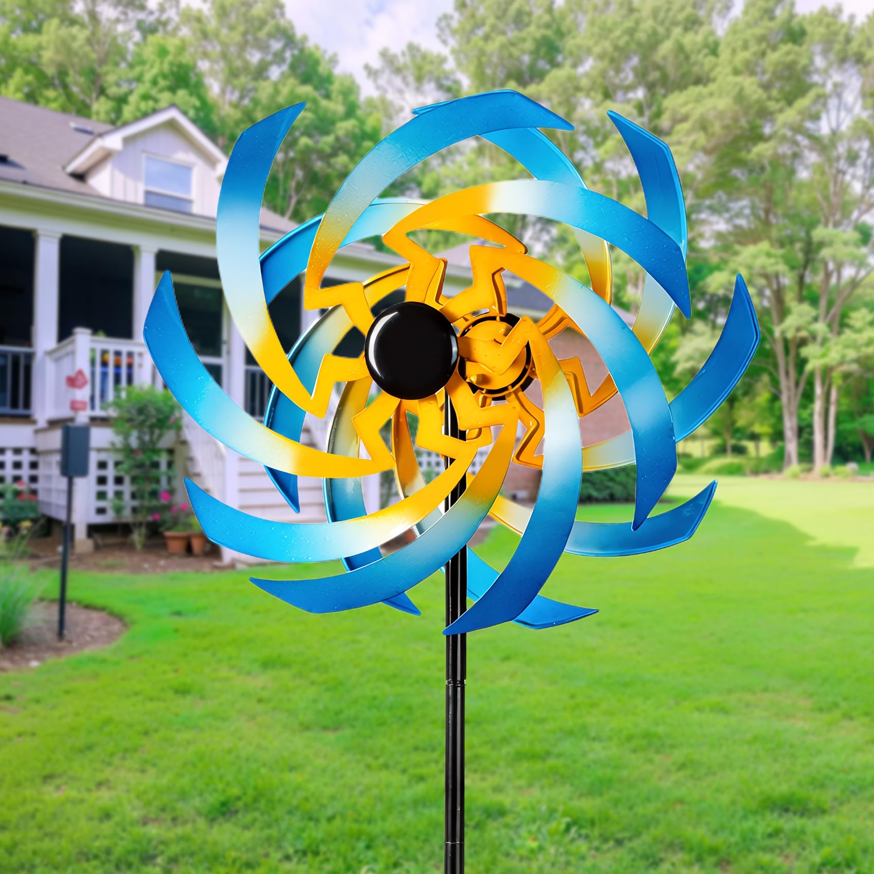 Photo 1 of ONWEII 16-inch Metal Kinetic Wind Spinner