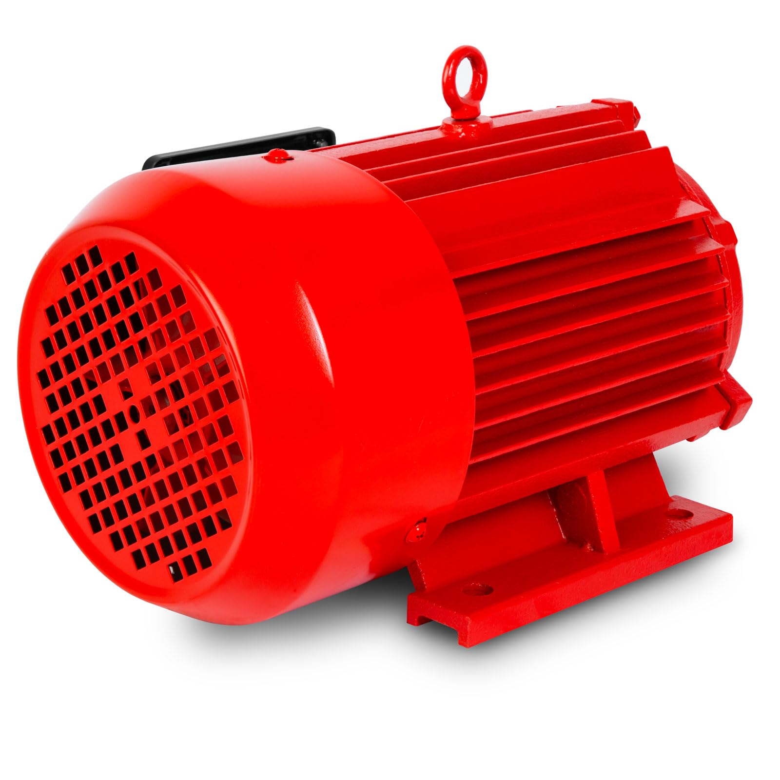 EBERTH 400V Motore Elettrico Trifase con 3kW di potenza, Motore Compressore in alluminio, velocità 2880giri/min, corrente 6,4A, fattore di potenza 0,95, motorino asincrono per uso industriale, 32kg