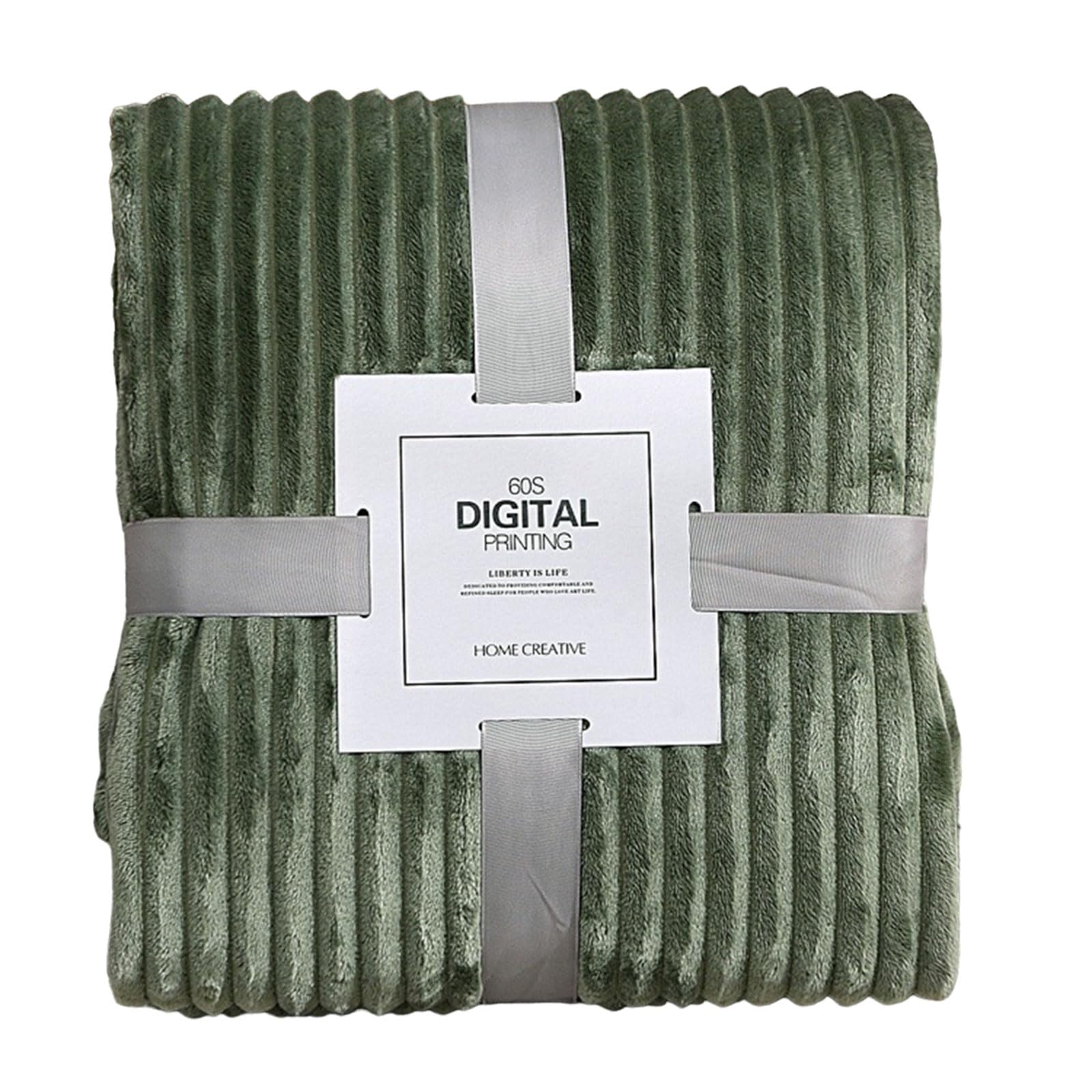 sodeber Flannel Blankets Winter Warm Blankets for Beds Striped Minks Throw Sofa Cover Bedspread Sofa Cover Bedspread