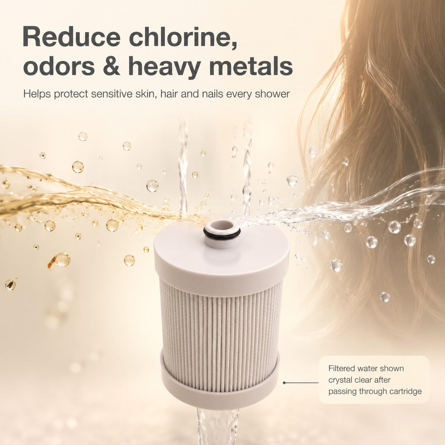 Filtro di ricambio compatibile con Filterbaby Diamond Series | Confezione da 2 filtri addolcitori per acqua dura (2 pezzi)