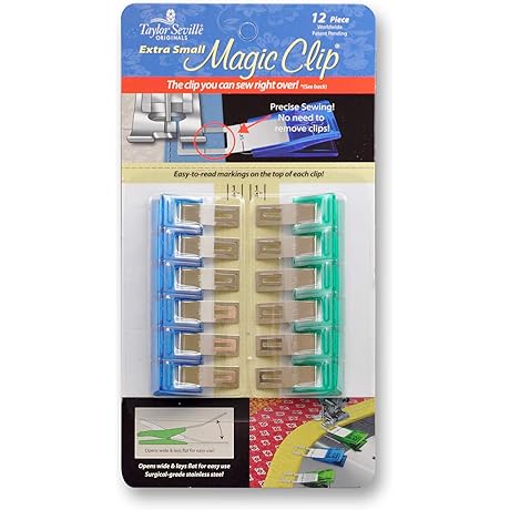Taylor Seville Extra Small Magic Clips Sewing and Quilting