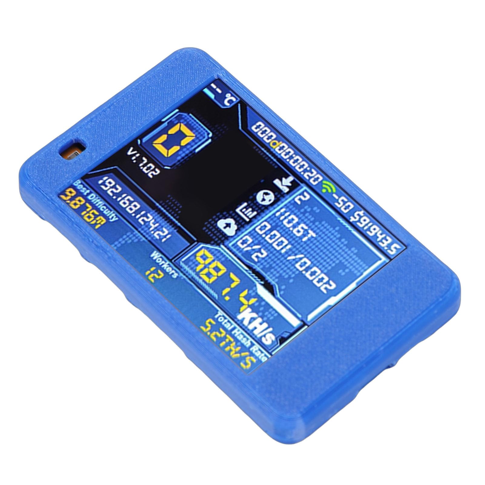 Płytka Rozwojowa z Ekranem Dotykowym o Przekątnej 2,8 Cala z Dwurdzeniowym WiFi Bluetooth, obsługą MCU ESP32 DOWD V3, szybkością Mieszania 1060 KH/s, funkcją Plug and Play dla (BLUE)