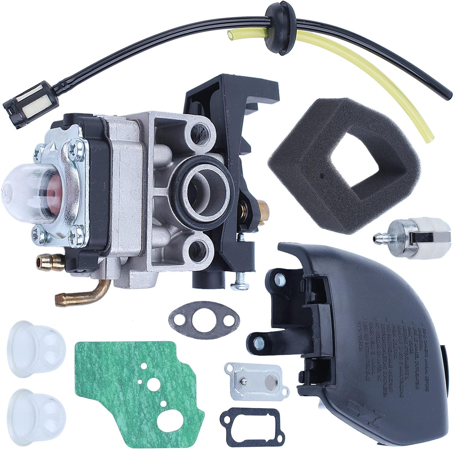 for Honda GX35 HHT35 HHT35S 4 Stroke 1.3 HP Engine seriers Trimmer, Lawn Mower, Generator, Water Pumps Etc, Primer Bulb Kit, 16100-Z0Z-034, Repalce for Walbro WYB-16C