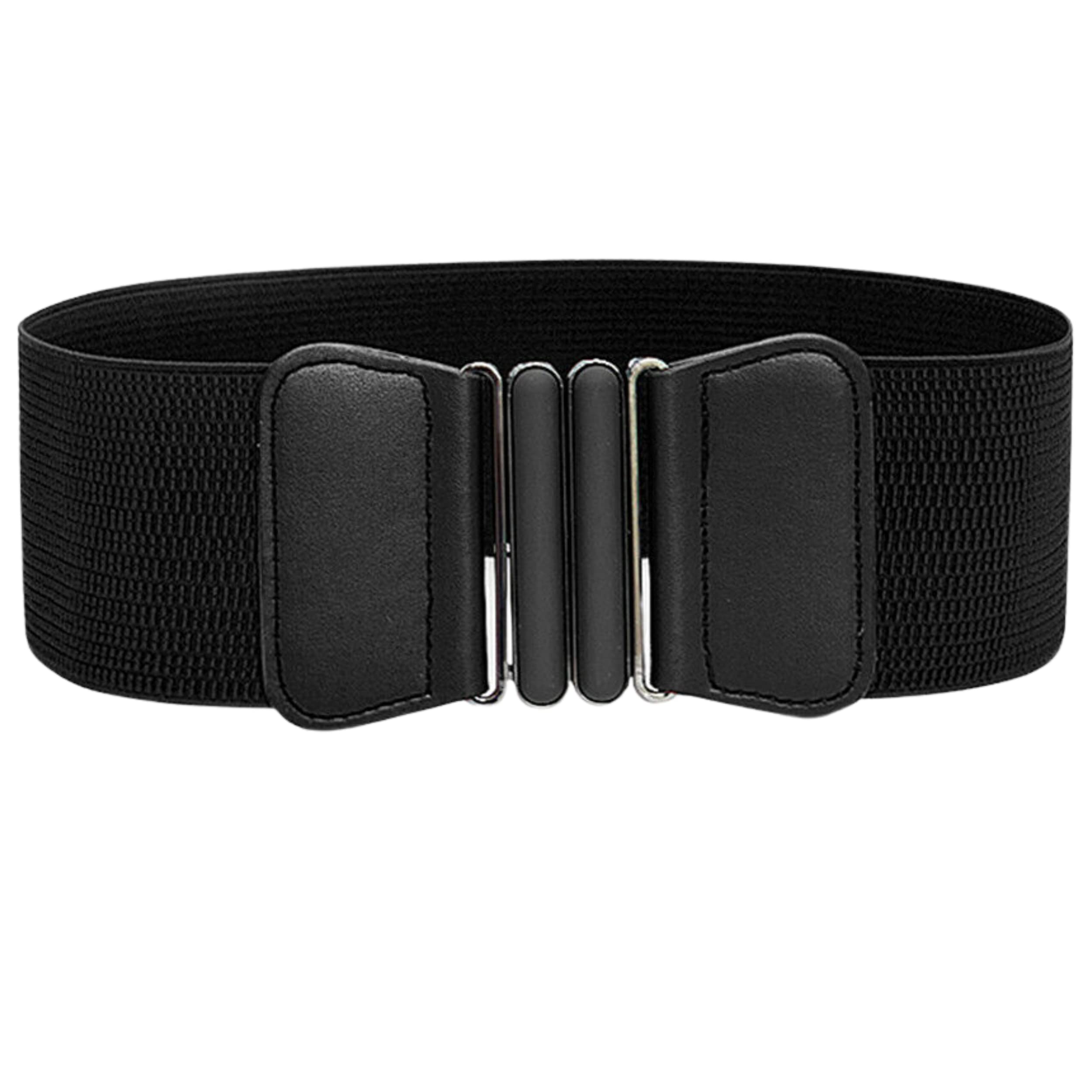 Fabric Elastic Waist Belt for Women Dresses Vintage Design Stretchy Wide Belt for Ladies Saree - Free Size (LD132)