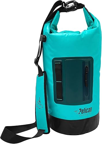 Pelican - Bolsa seca Exocool Cooler - Rollo plegable portátil de lados suaves - Aislamiento impermeable a prueba de fugas para kayak, senderismo,