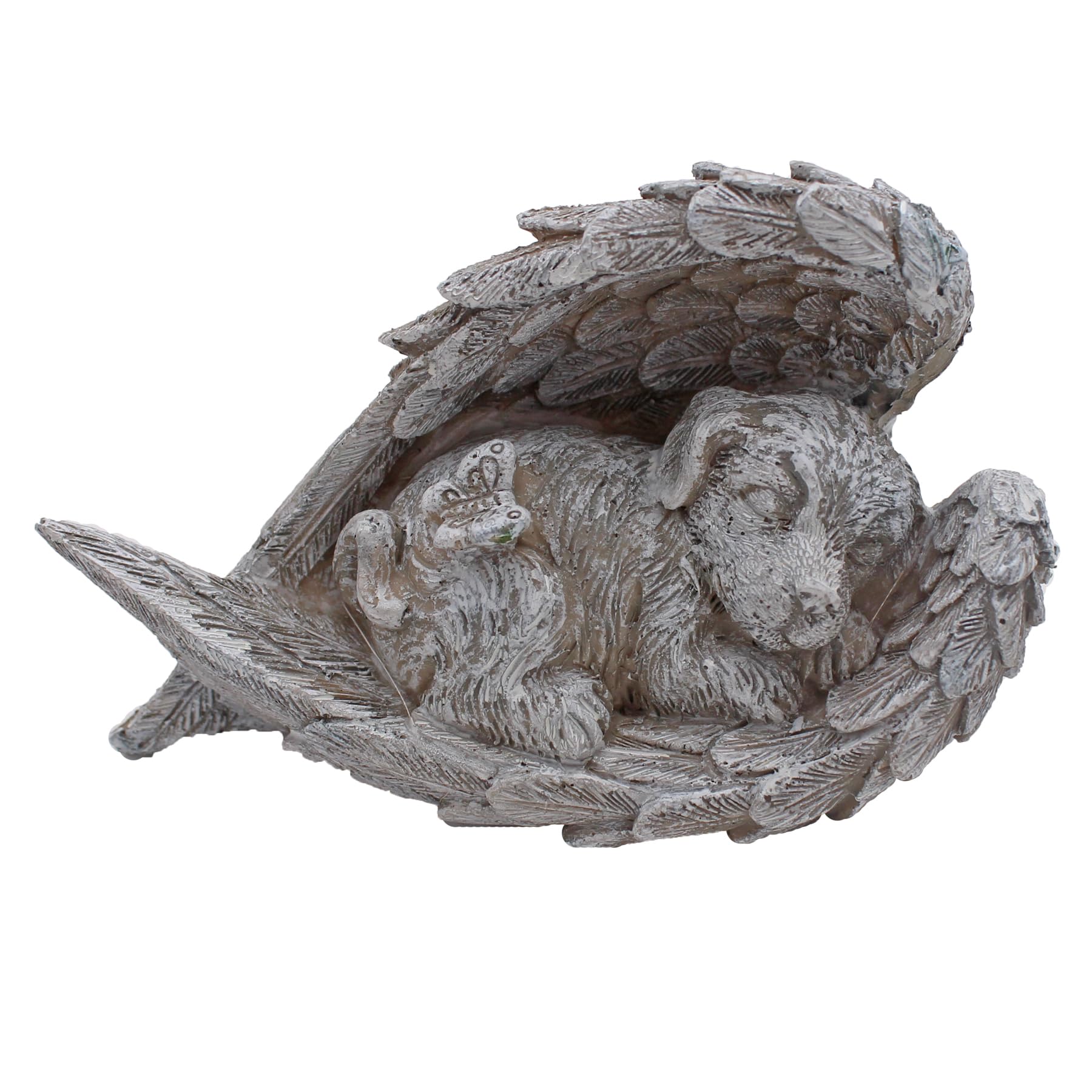 Widdle Gifts Dog 8703 Graveside Memorial 15Cm Pet Cradled In Angel Wings (Dog 8703)
