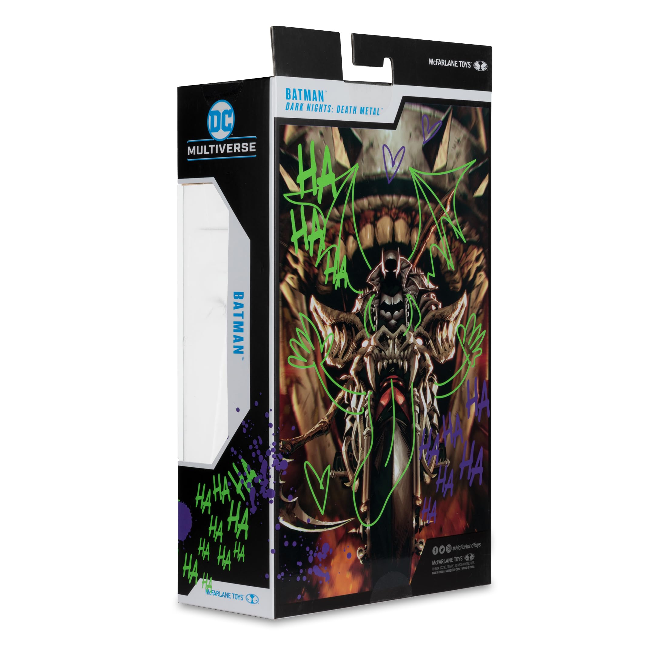 DC Multiverse Batman (Dark Nights: Death Metal) Jokeryzowana złota etykieta 18 cm figurka McFarlane Toys