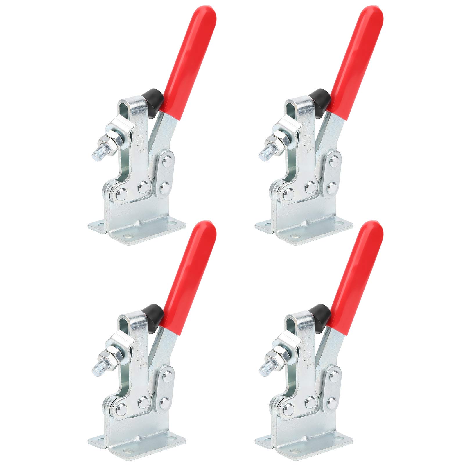 NDNCZDHC 4Pcs GH - 203 - F Toggle Clamp, 227KG Holding Force Toggle Clamp Tool, Clamps for Woodworking, Welding Processing, Mechanical Processing