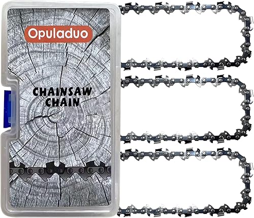 Miniatura 7 de Opuladuo 3 cadenas de motosierra de 8 pulgadas, cadena de repuesto de 8 pulgadas para sierra de poste Black & Decker LPP120, LPP120B y más, 38