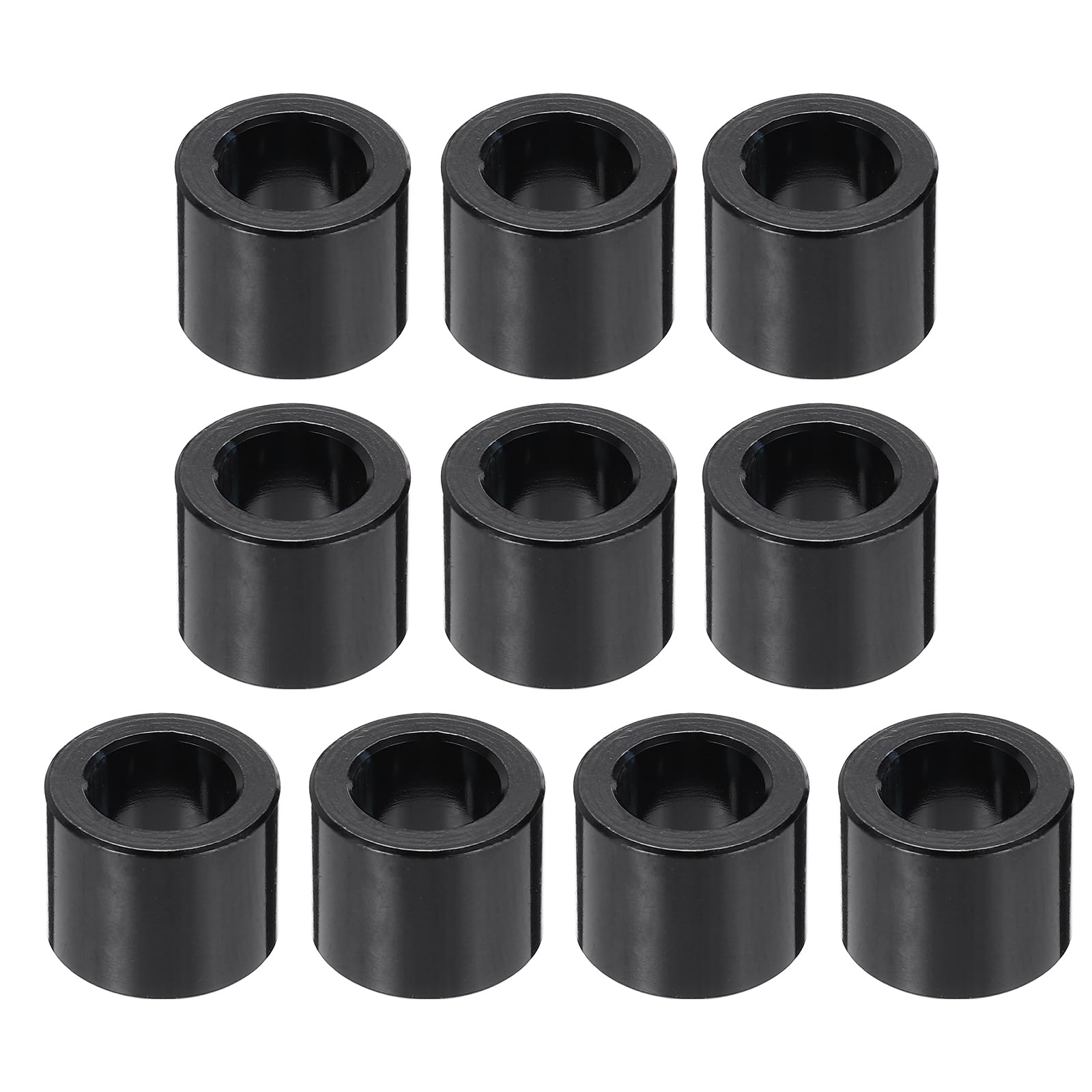 PATIKIL 10pcs M6 Aluminium Spacers, 1/4" ID x 3/8" OD Round Standoff Spacer