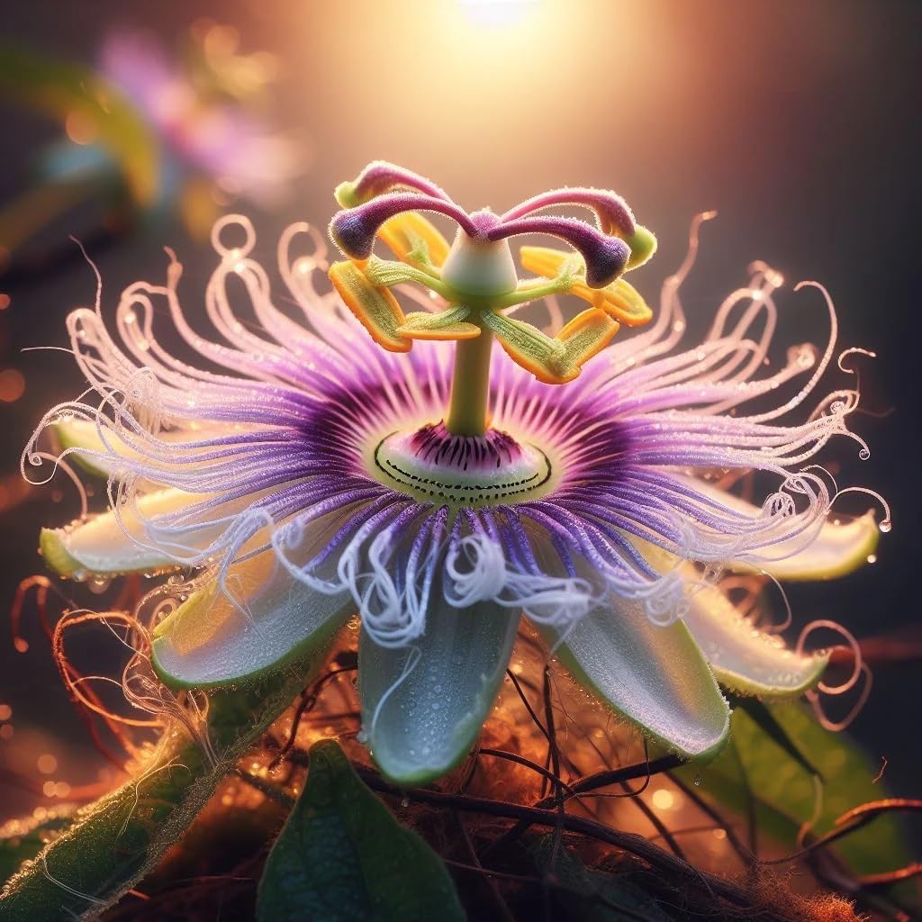 Passiflora incarnata (Maypop, Purple Passionflower, True Passionflower, Wild Apricot, Wild Passion Flower, Wild Passion Vine) Vine Seeds by MySeeds.Co, You Choose The Amount (250 Seeds)