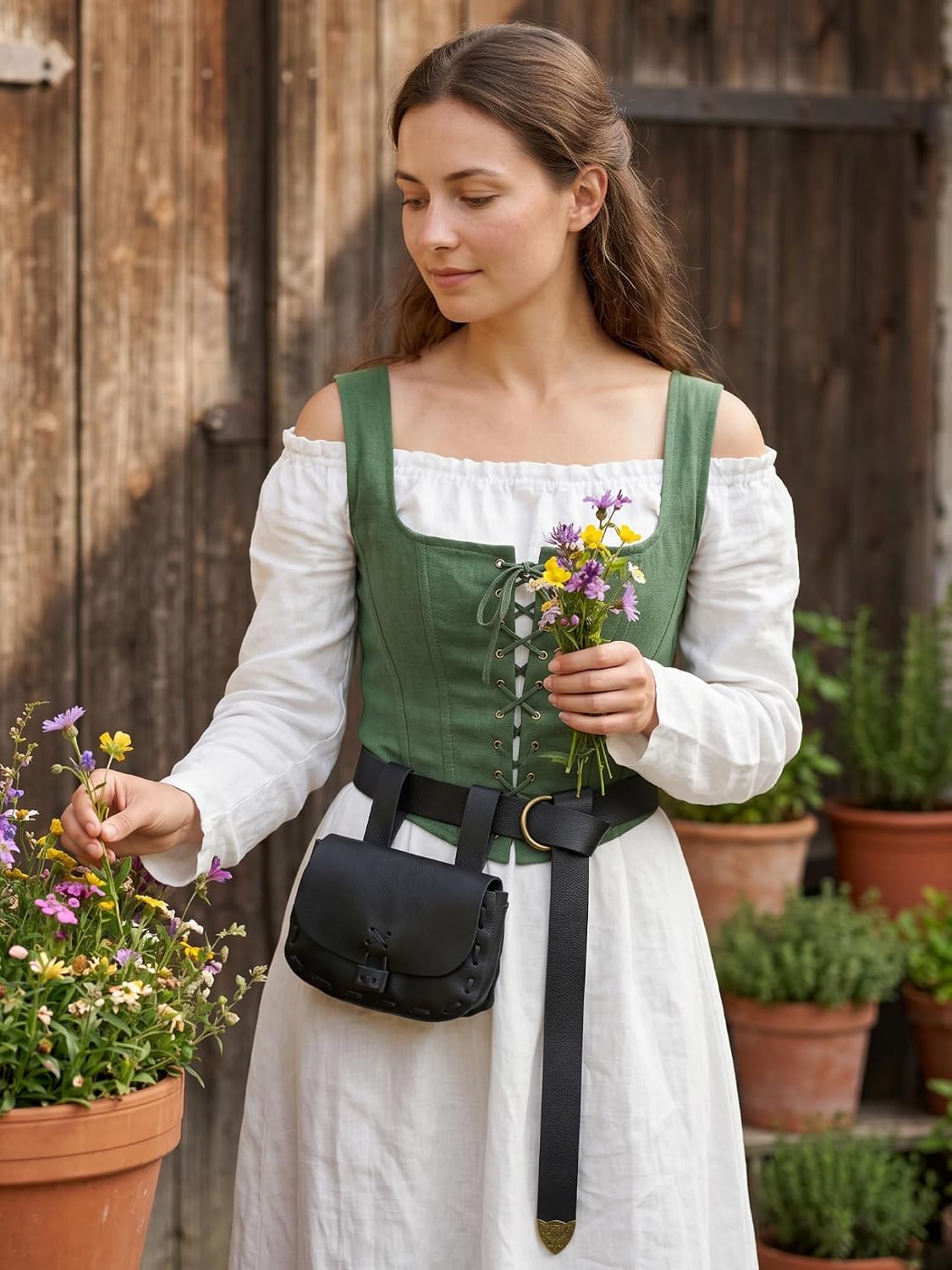 Renaissance Accessories,Medieval Viking Embossed Belt,Ren Faire Costume image 3