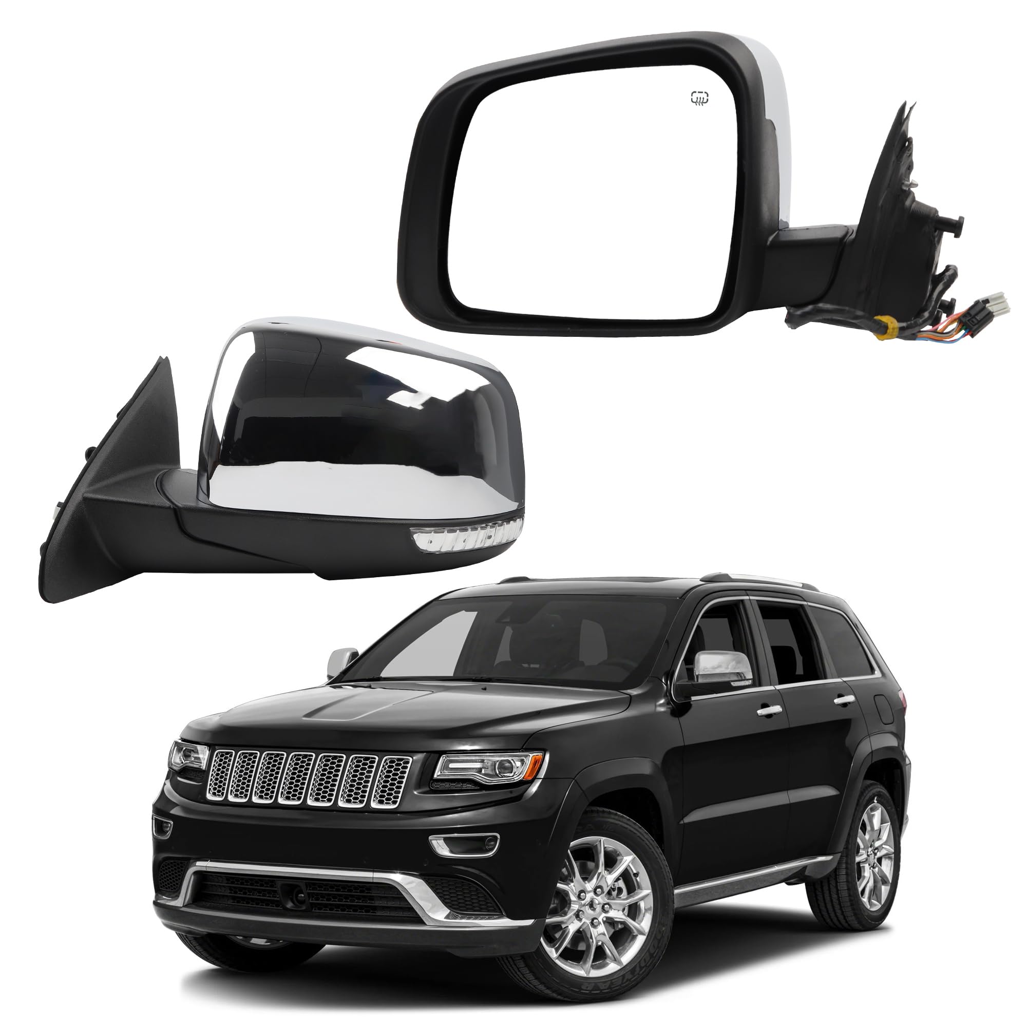 Amazon.com: Dasbecan Left Driver Side View Mirror Compatible with