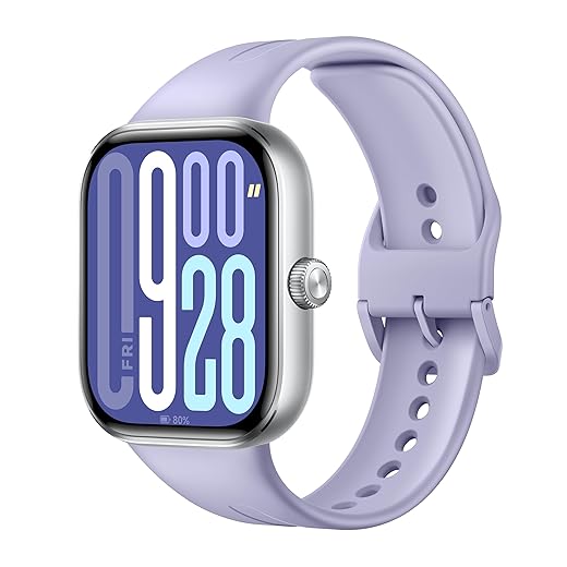 Xiaomi Redmi Watch 5, Smartwatch con display AMOLED 2.07", Chiamate Bluetooth, Autonomia 24 giorni, Resistenza Acqua 5 ATM, Monitoraggio Frequenza Cardiaca e SpO2, Sistema GNSS integrato, Viola