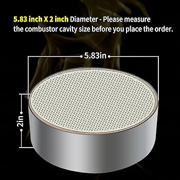 Amazon.co.jp: Ytpoools Hearth 薪ストーブ 触媒燃焼器、14.8 cm