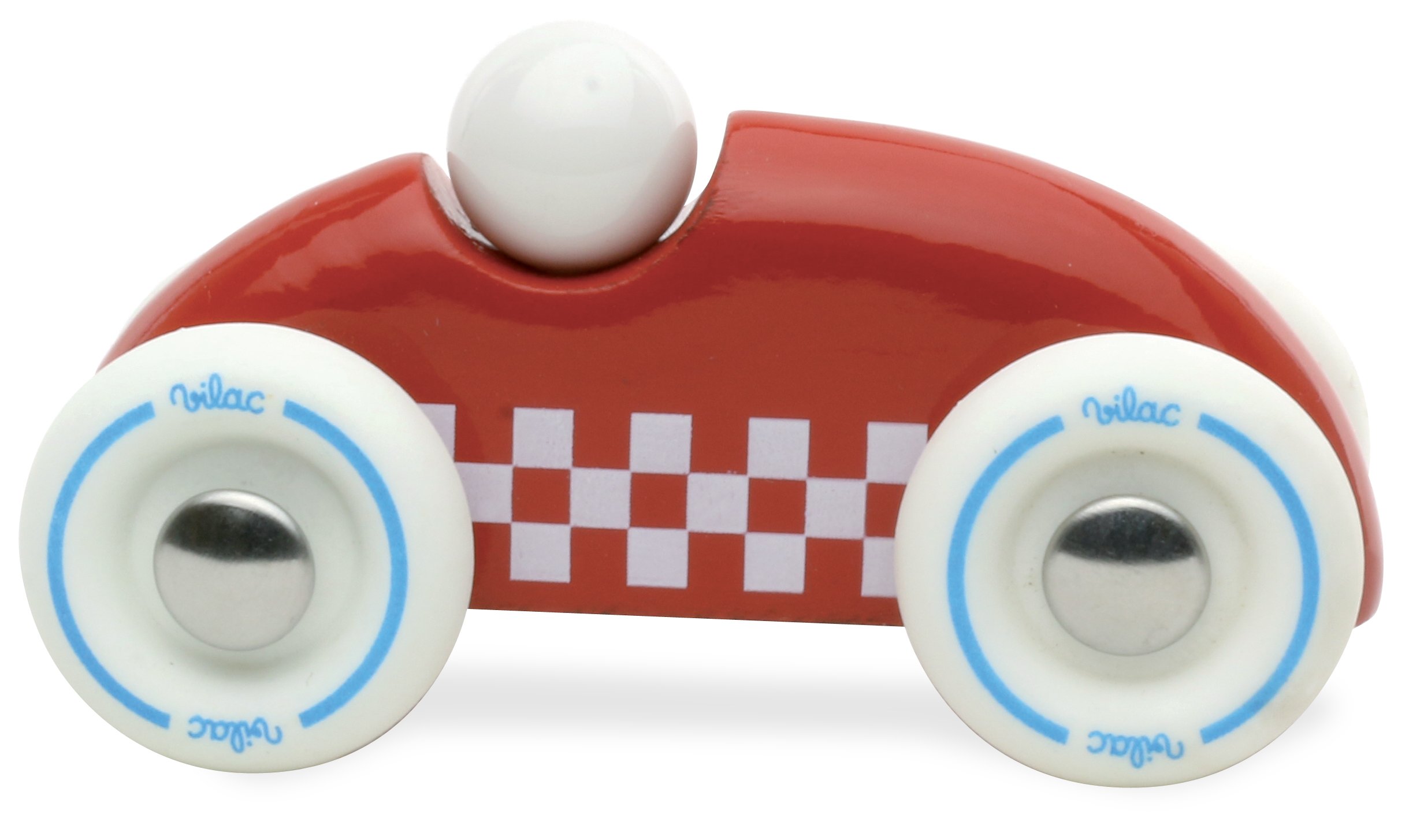 Vilac Vilac2282R Mini Rally Car, Red, Multi-Color
