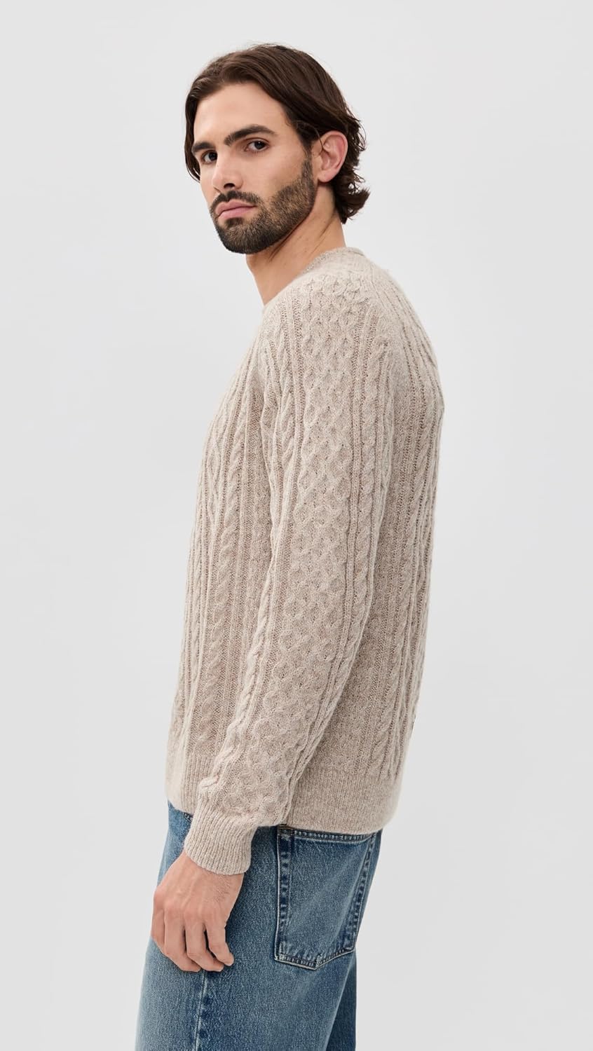 RHYTHM Men's Mohair Fishermans Knit - Image 4