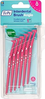 TePe Angle Interdental Brushes, Pink (0.4 mm), 12 by TePe