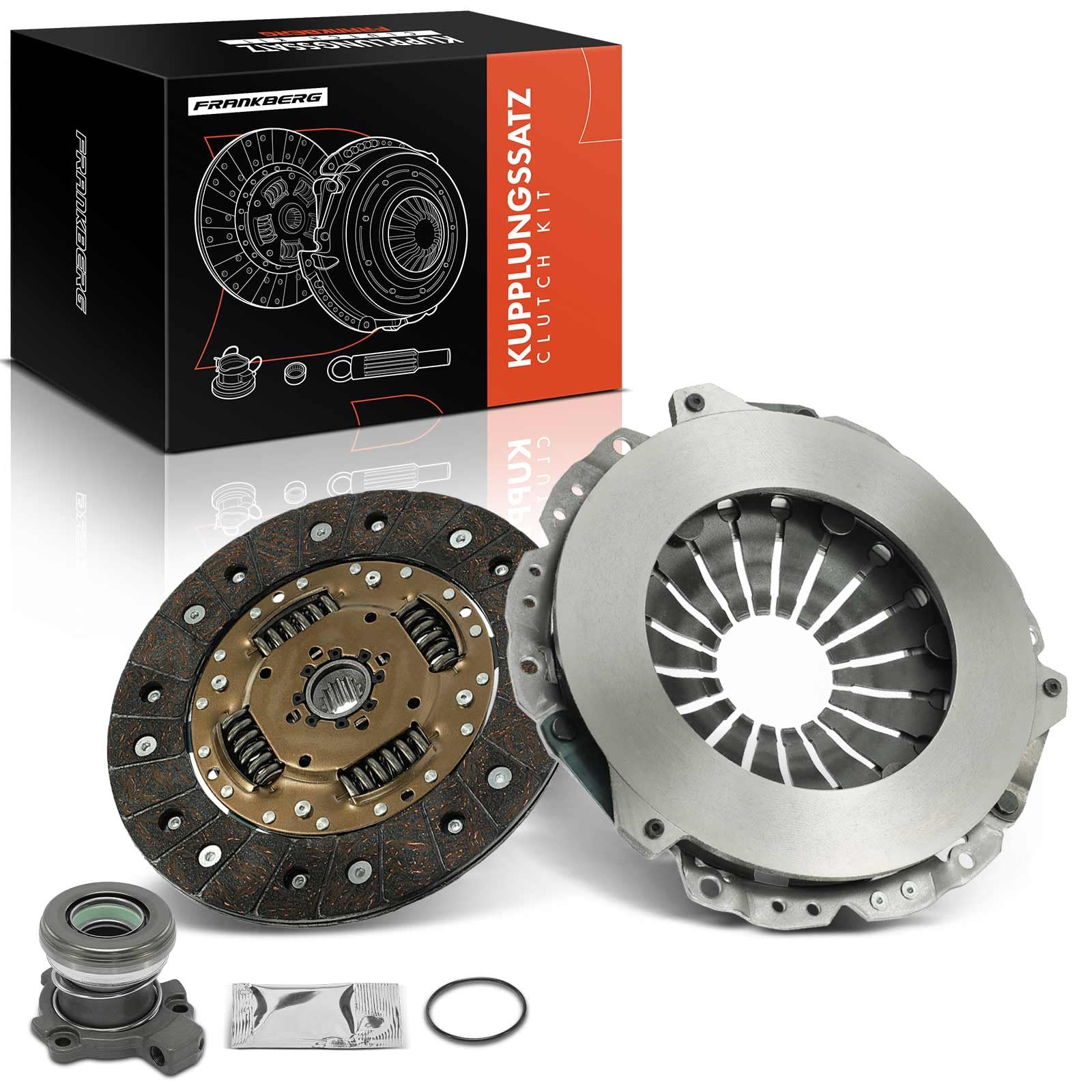 Frankberg Kupplungssatz Kompatibel mit Astra H L48 1.6L 1.8L 2004-2014 Meriva X03 1.6L 1.8L 2003-2010 Zafira B A05 1.6L 2005-2015 Superb I 3U4 2.0L 2005-2008 Replace# 93317724