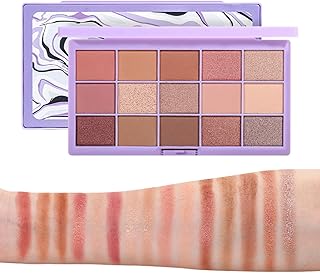 Sombras Altamente Pigmentadas, Paleta de sombras foscas altamente pigmentadas, Produtos de beleza portáteis para meninas para trabalho, compras, reuniões, casa, encontros, viagens Jmedic