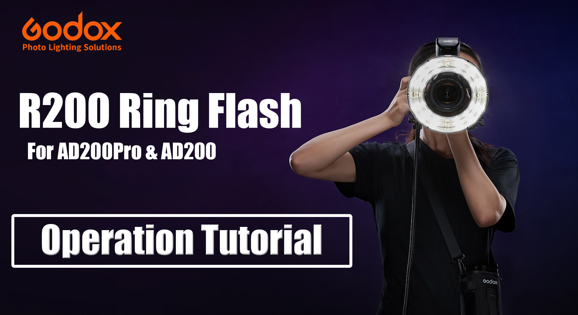 Amazon.com : Godox R200 Ring Flash Head for AD200 AD200 Pro