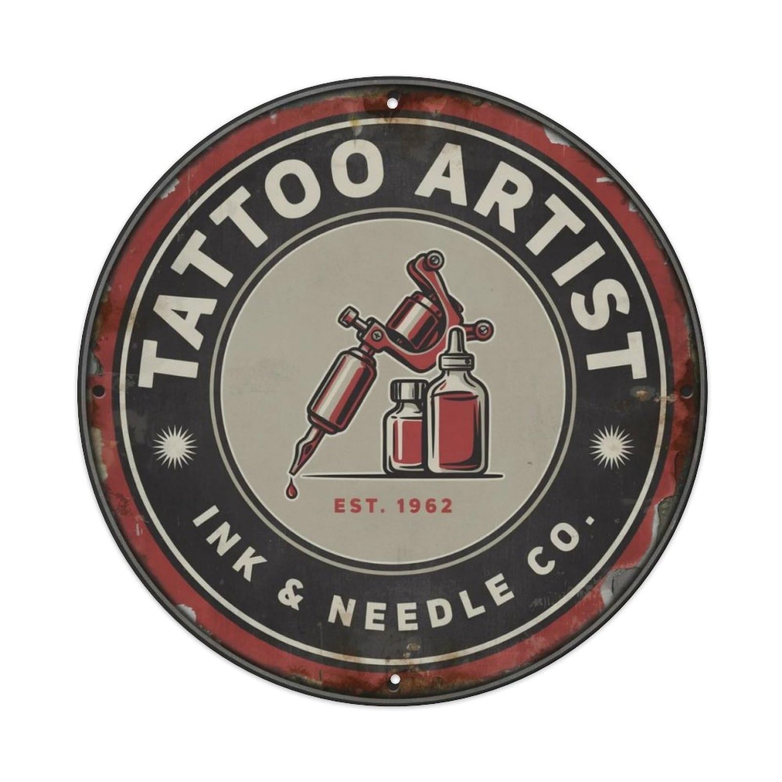 Tattoo Artist Metal Tin Sign Plaque