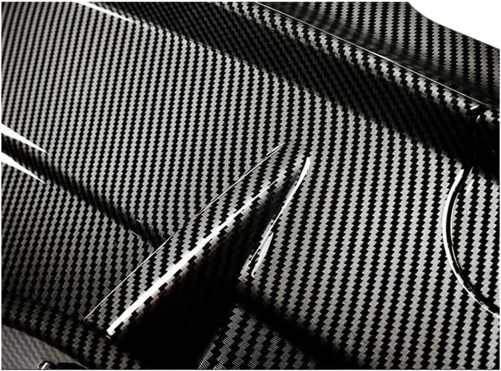 Compatible for Tesla Model 3 Model Y Car Thunder Style Front Bumper Corner Guard Front Bars Front Lip Protective Kit Decoration Accessories(Brown)