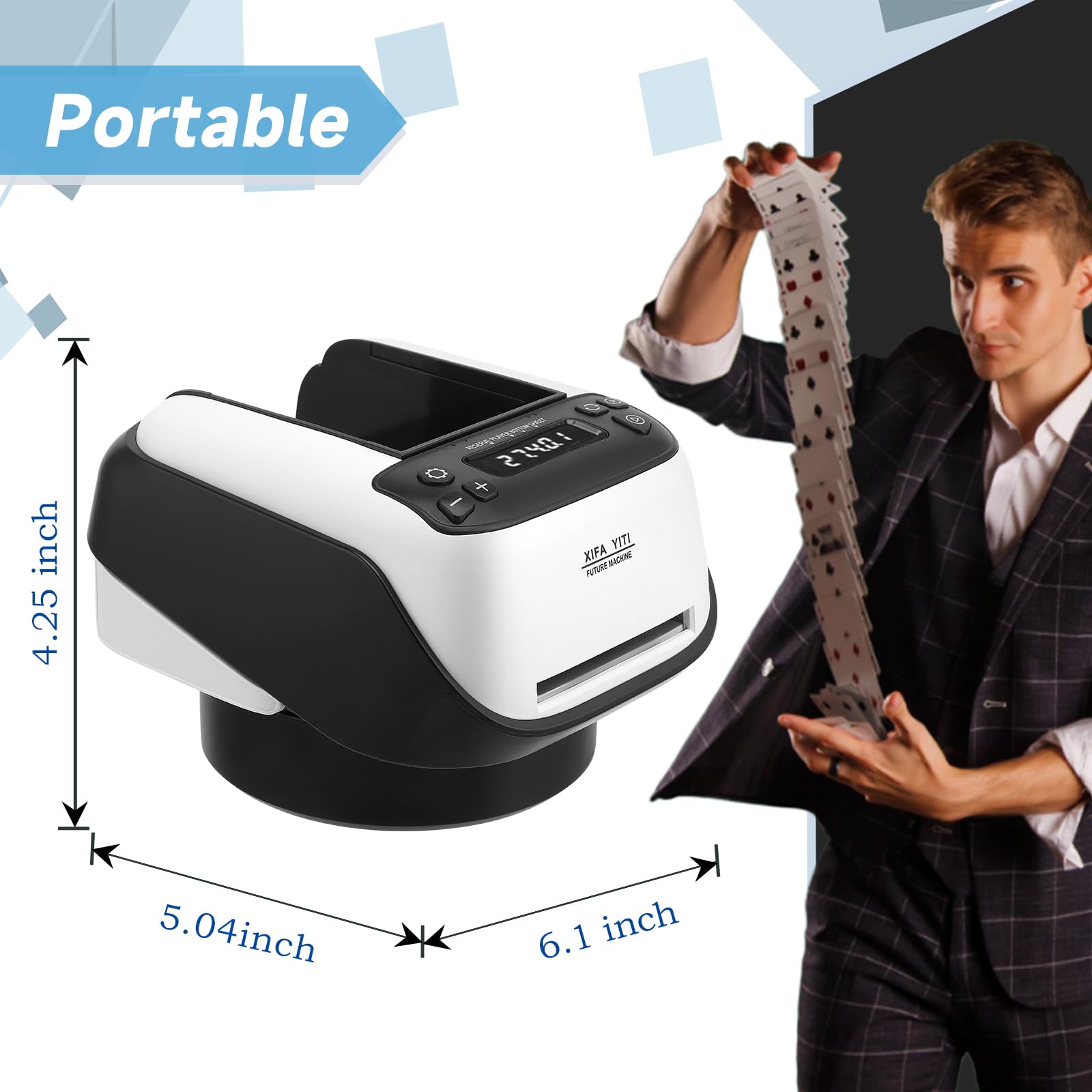 Automatische 2 Deck Spielkarten Mischmaschine Card Shuffler (Gebraucht) in Kölliken für CHF 11