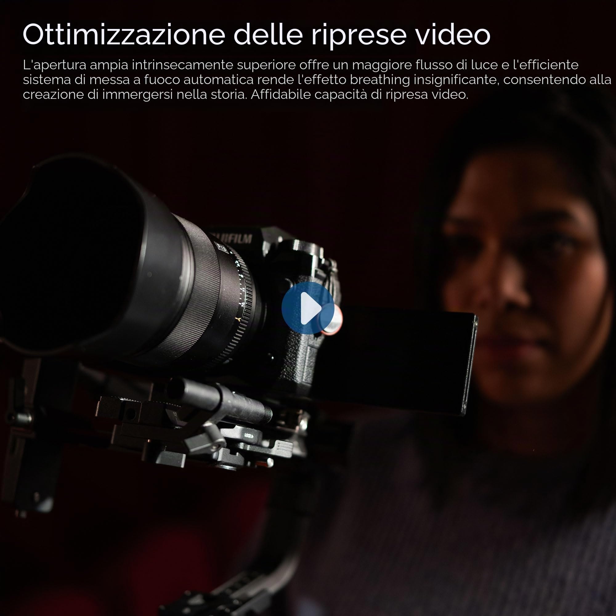 VILTROX 27mm F1.2 Pro E Mount Obiettivo, 27mm f/1.2 Autofocus Grande Apertura APS-C Prime Obiettivo Compatibile con Fotocamere Mirrorless Sony E Mount a7 a6700 a6500 a6600 a7iv a7iii a7c