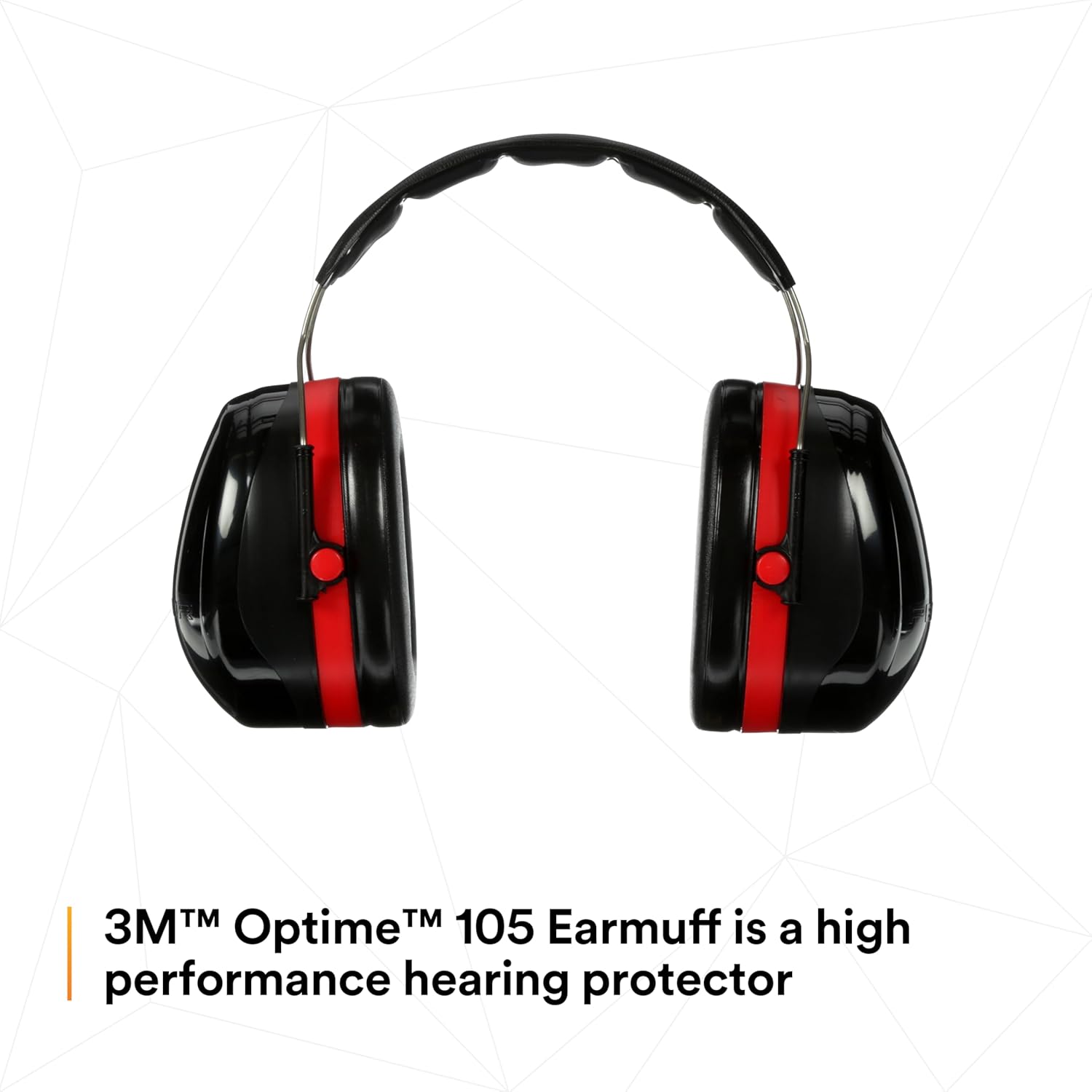 3M PELTOR Hearing Protection Optime 105 Earmuffs, E-A-Rfit Compatible, Assembly, Sanding, Grinding