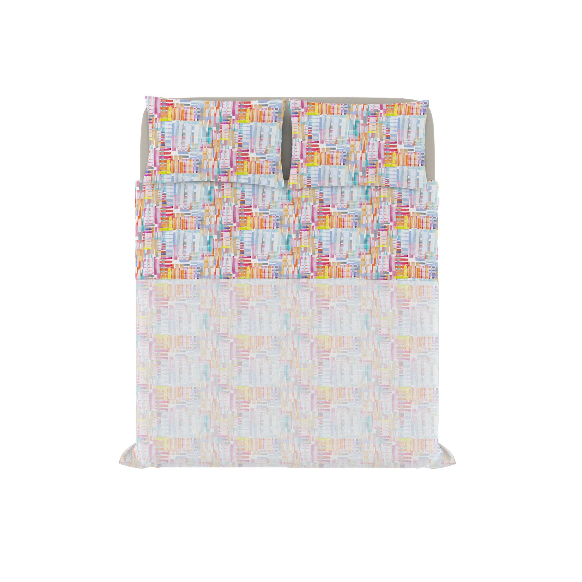 Fashion Bedding Set Microfibre Made in Italy Francis Double, Double Bed - Image 2