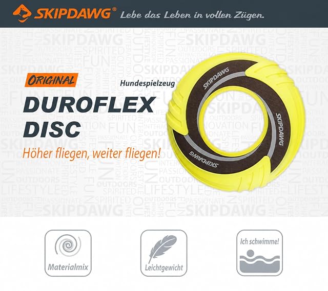 Foto 5 de 7 de SKIPDAWG Frisbee para perros, juguete para perros, disco volador