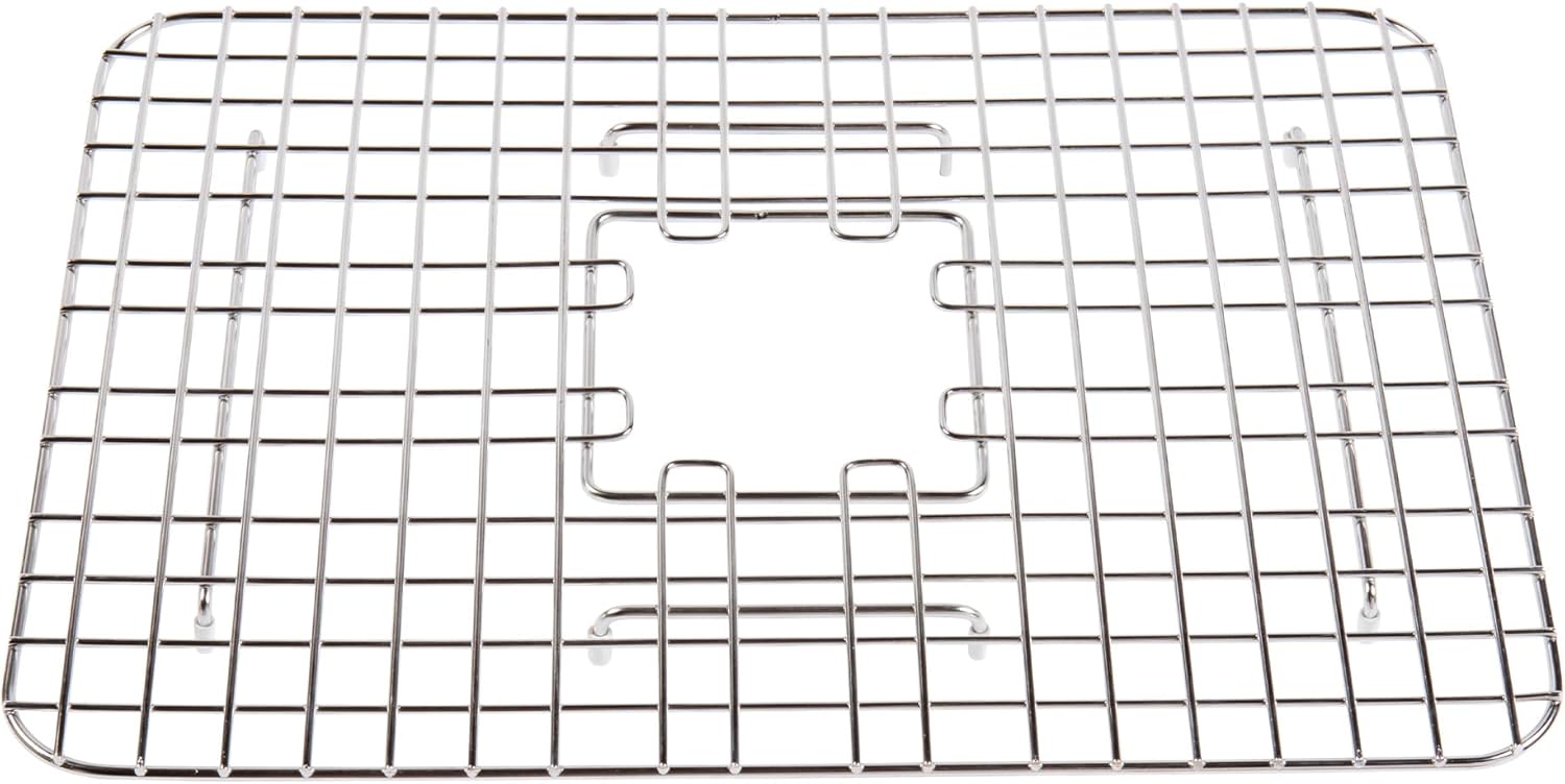 SinkSense Venturi 19.5" x 14" Kitchen Sink Bottom Grid, Stainless Steel