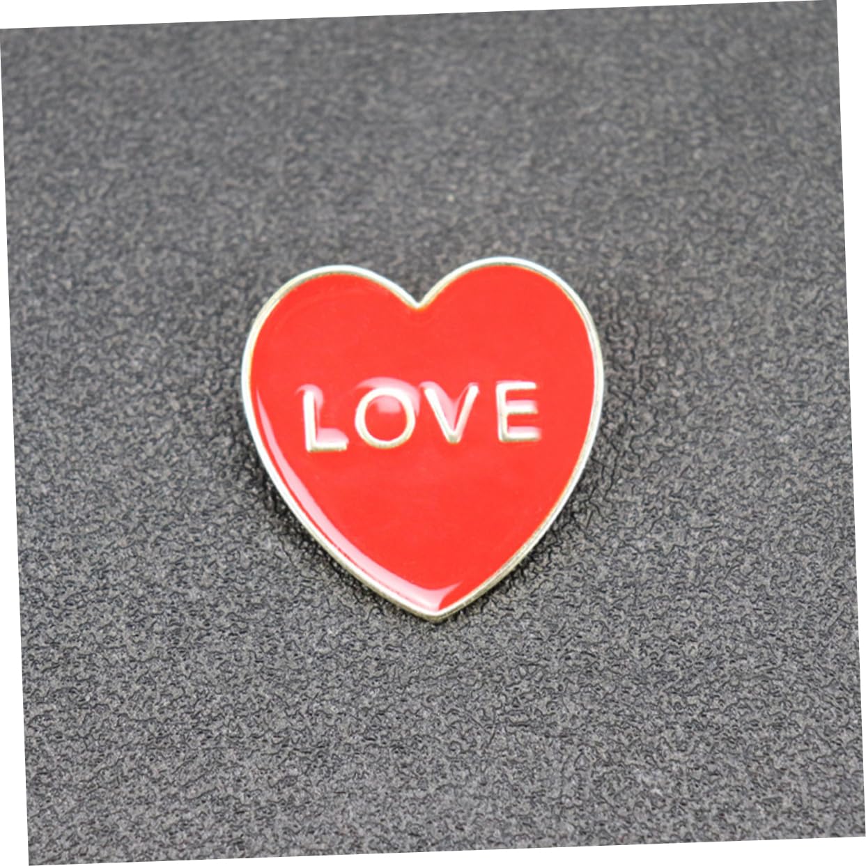 SHERCHPRY Brosche Dekoration Kuschelig Weihnachten Für Valentinstag Abzeichen Halter Boutonniere Kappen Eincremehilfe Anstecknadel Für Kleidung Stellnadel Legierung Rot