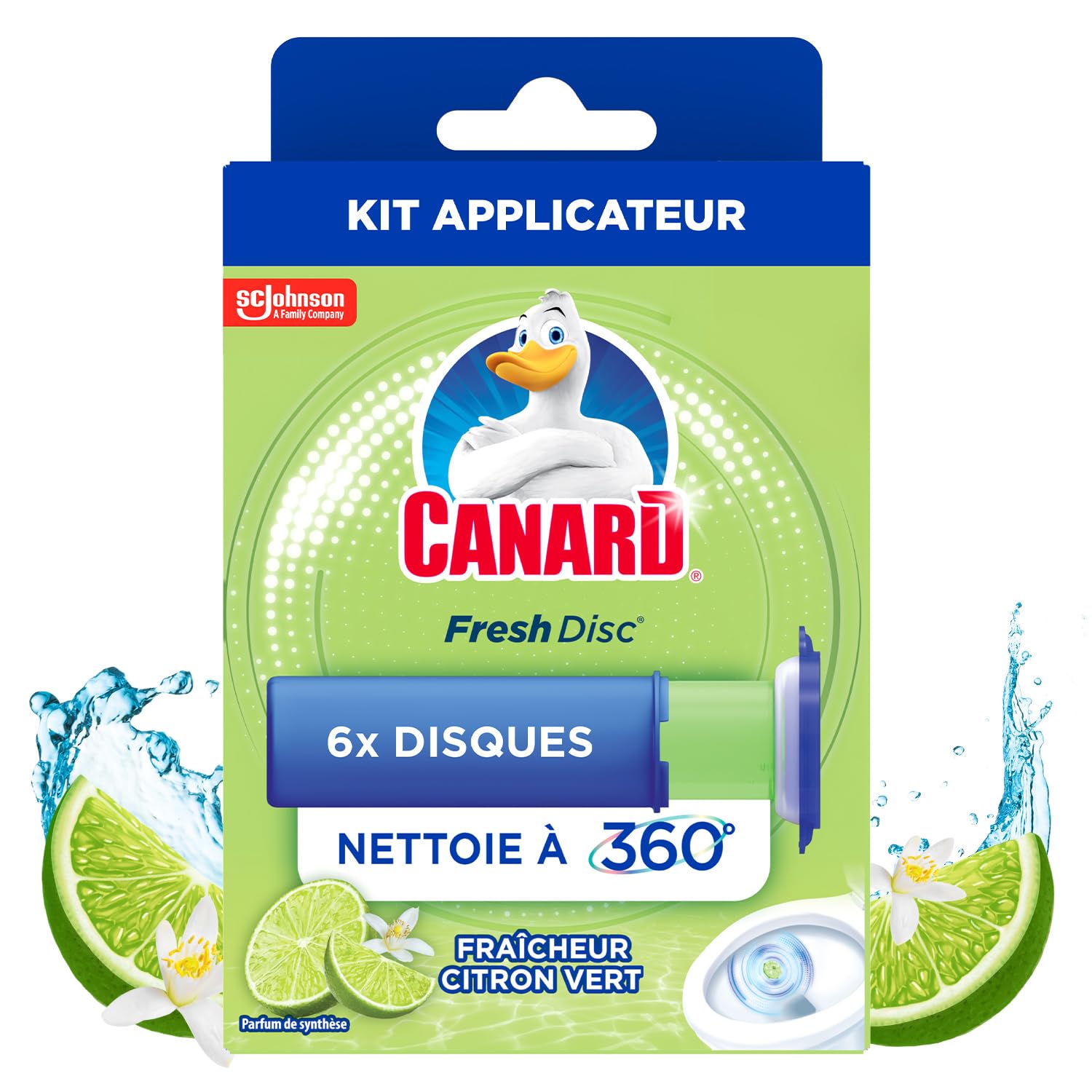 Canard WC Fresh Disc Fraîcheur Citron Vert